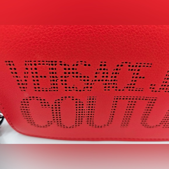 Versace Jeans Couture Red Logo Shoulder Bag - Picture 2 of 14